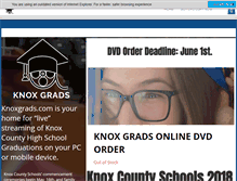 Tablet Screenshot of knoxgrads.com